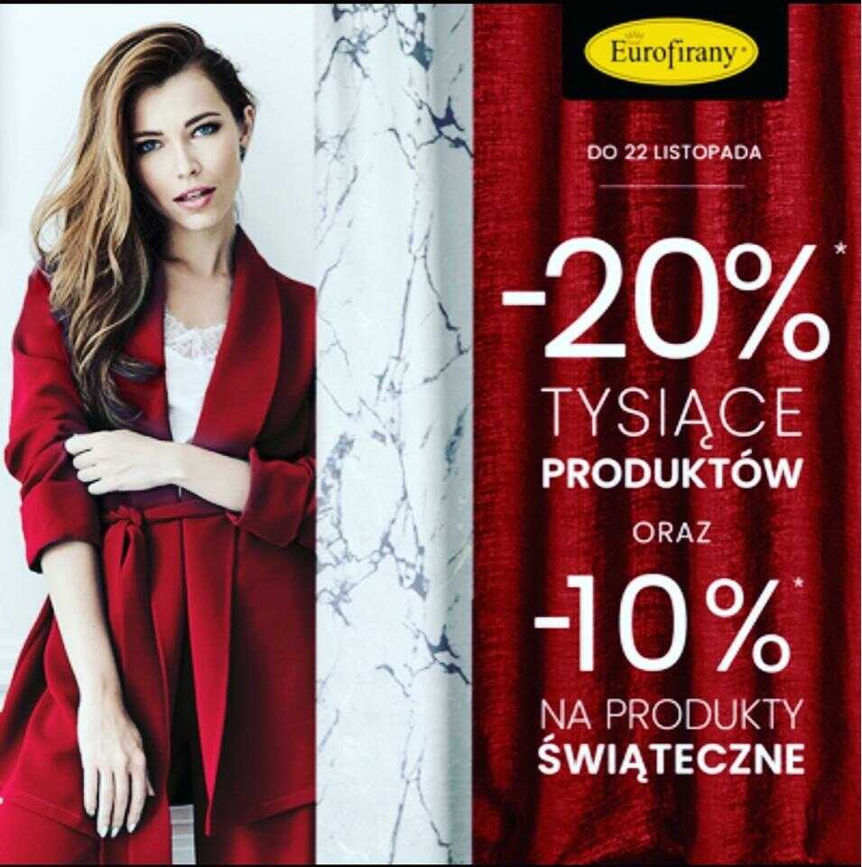 -20% Kup produkty Eurofirany na przecenie