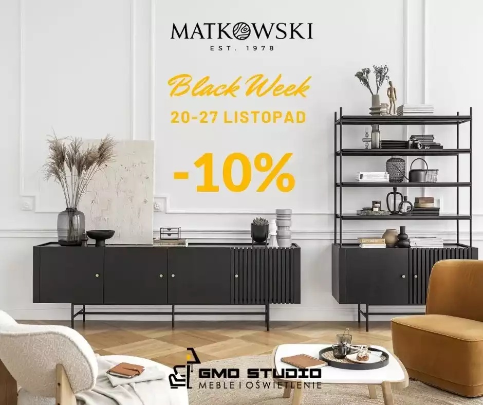 matkowski GMO studio black week