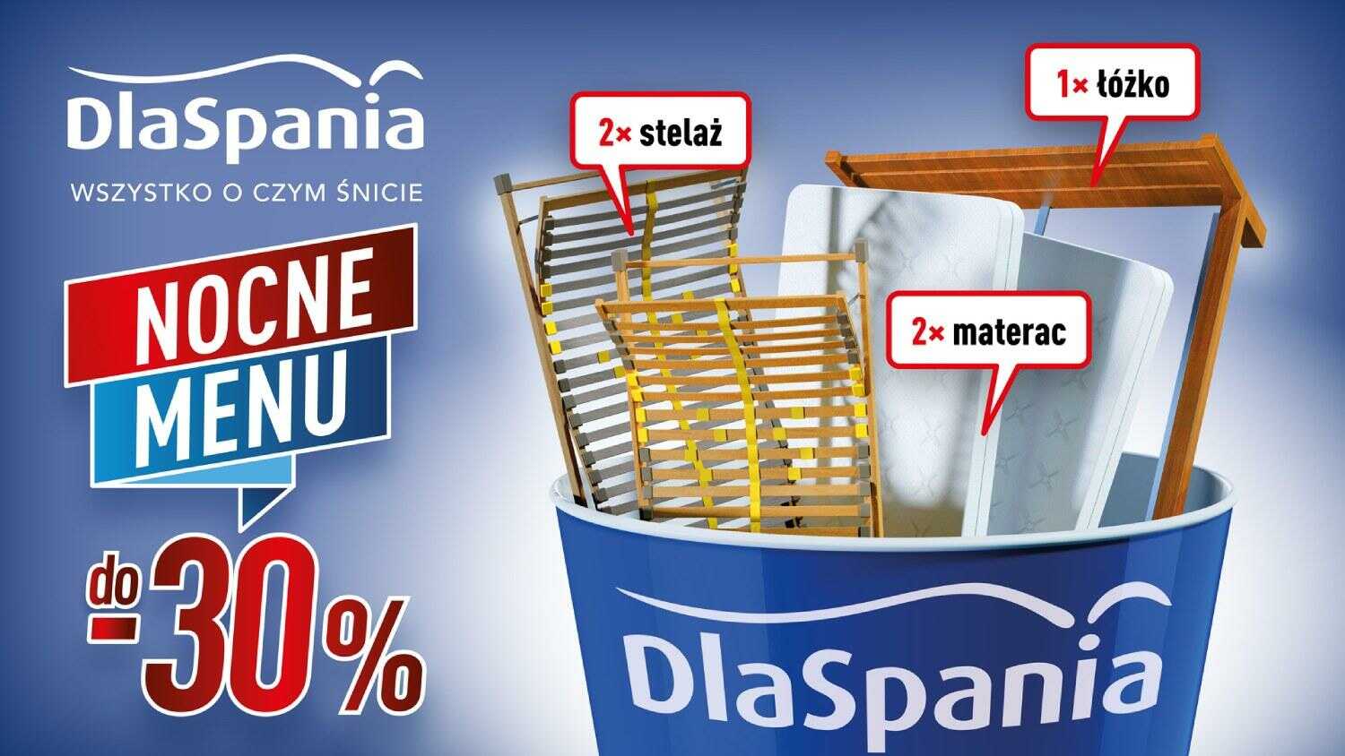 Dla spania, Mocne Menu do -30%